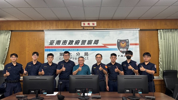 保安警察科王主任旭昇赴台南市警察局訪視專44期實習生並進行意見交流圖片