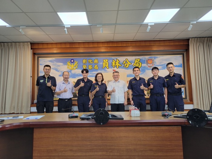 保安警察科王主任旭昇赴彰化縣警察局訪視專44期實習生並進行意見交流圖片