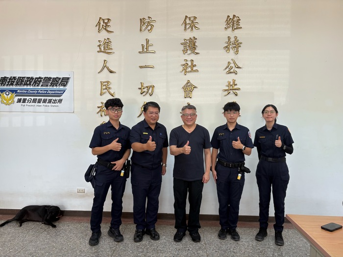 保安警察科王主任旭昇赴南投縣警察局訪視專44期實習生並進行意見交流圖片