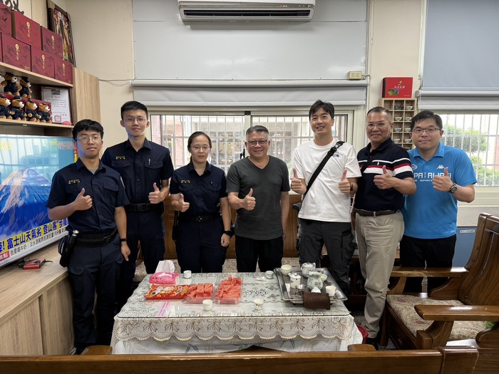 保安警察科王主任旭昇赴南投縣警察局訪視專44期實習生並進行意見交流圖片